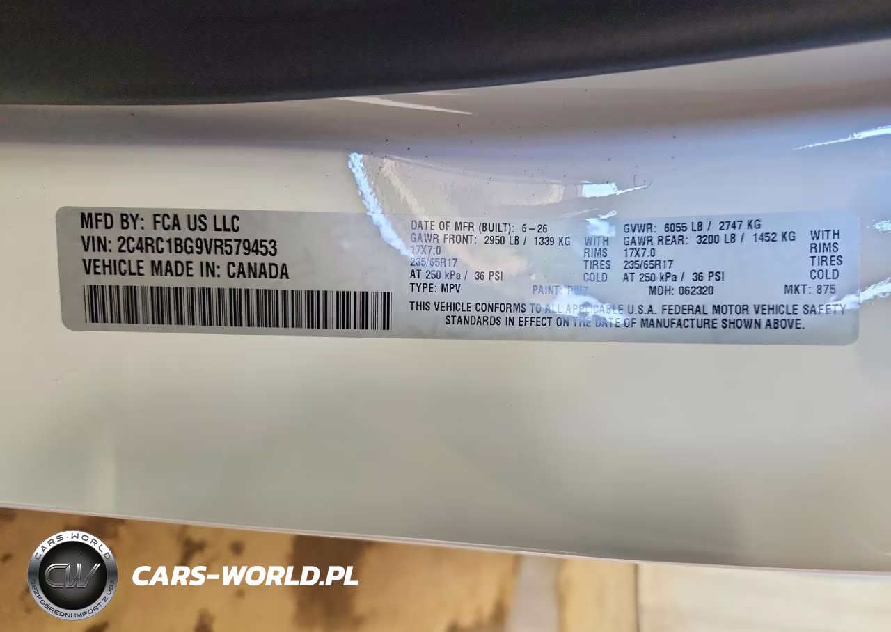 2027 Chrysler Pacifica Select VIN:2C4RC1BG9VR579453 - 13