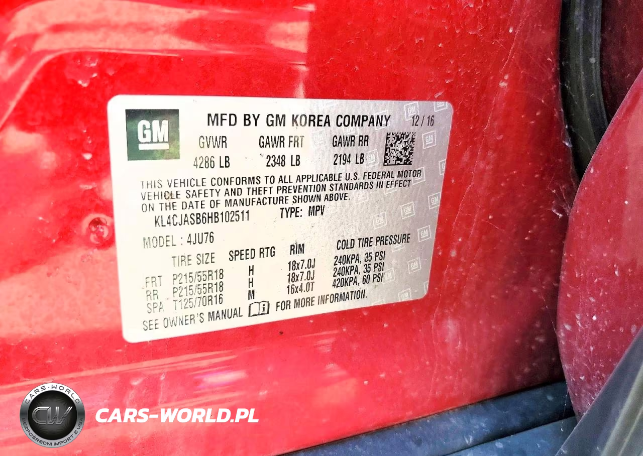 2017 Buick Encore Preferred VIN:KL4CJASB6HB102511 - 13