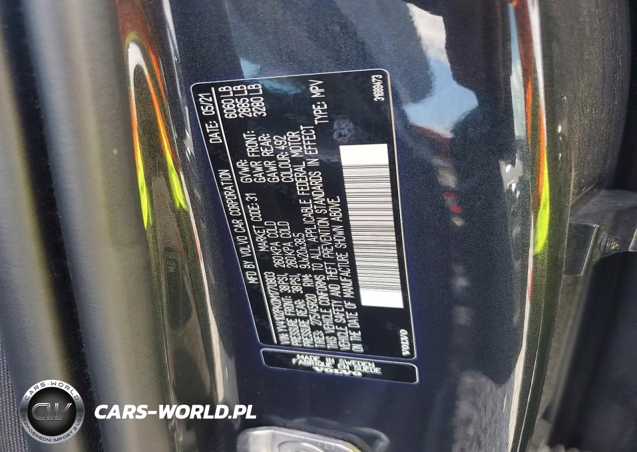 2021 Volvo Xc90 T5 Momentum VIN:YV4102PK0M1770803 - 13