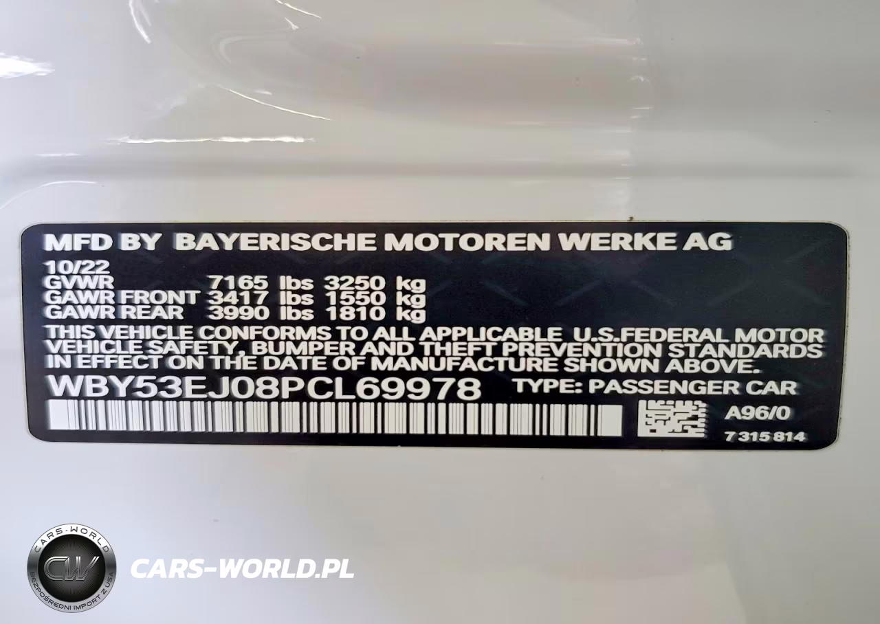 2023 BMW I7 xDrive60 VIN:WBY53EJ08PCL69978 - 12