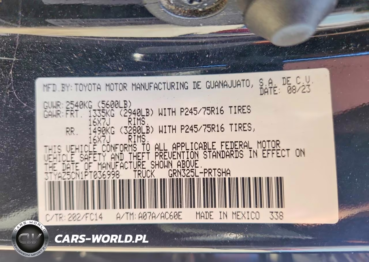 2023 Toyota Tacoma Sr5 V6 VIN:3TYAZ5CN1PT036998 - 13