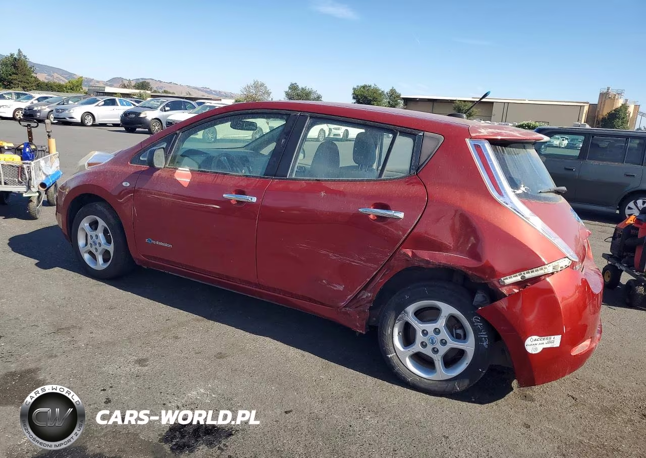 2012 Nissan Leaf Sv VIN:JN1AZ0CP7CT017175 - 2