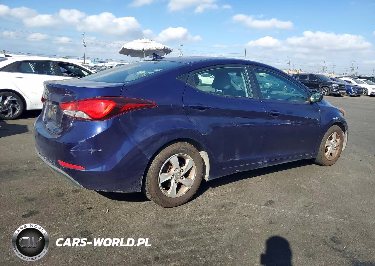 2014 Hyundai Elantra Se VIN:5NPDH4AE8EH485669 - 3