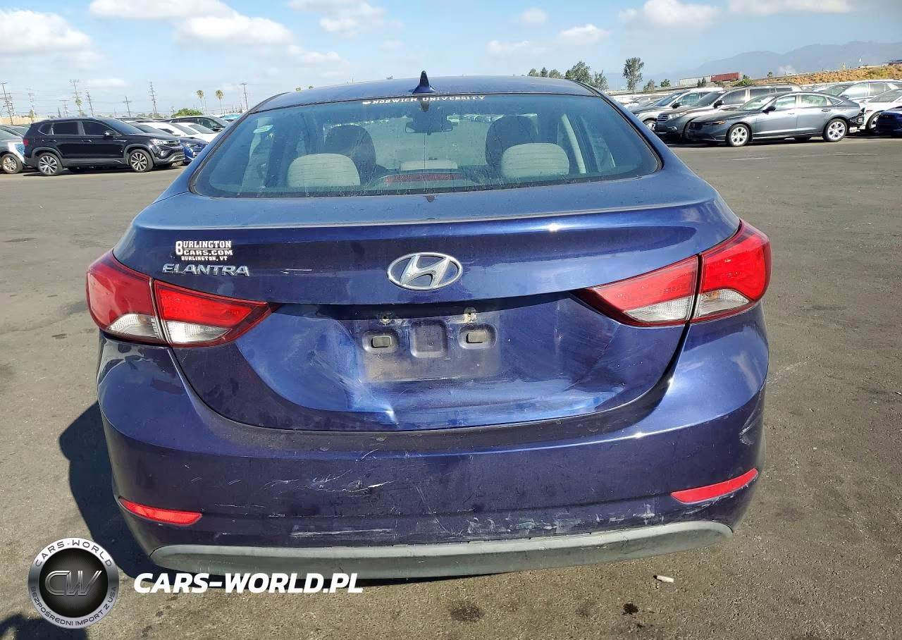2014 Hyundai Elantra Se VIN:5NPDH4AE8EH485669 - 6