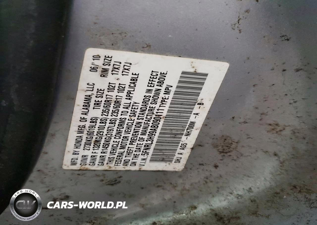 2010 Honda Odyssey Touring VIN:5FNRL3H99AB090111 - 13