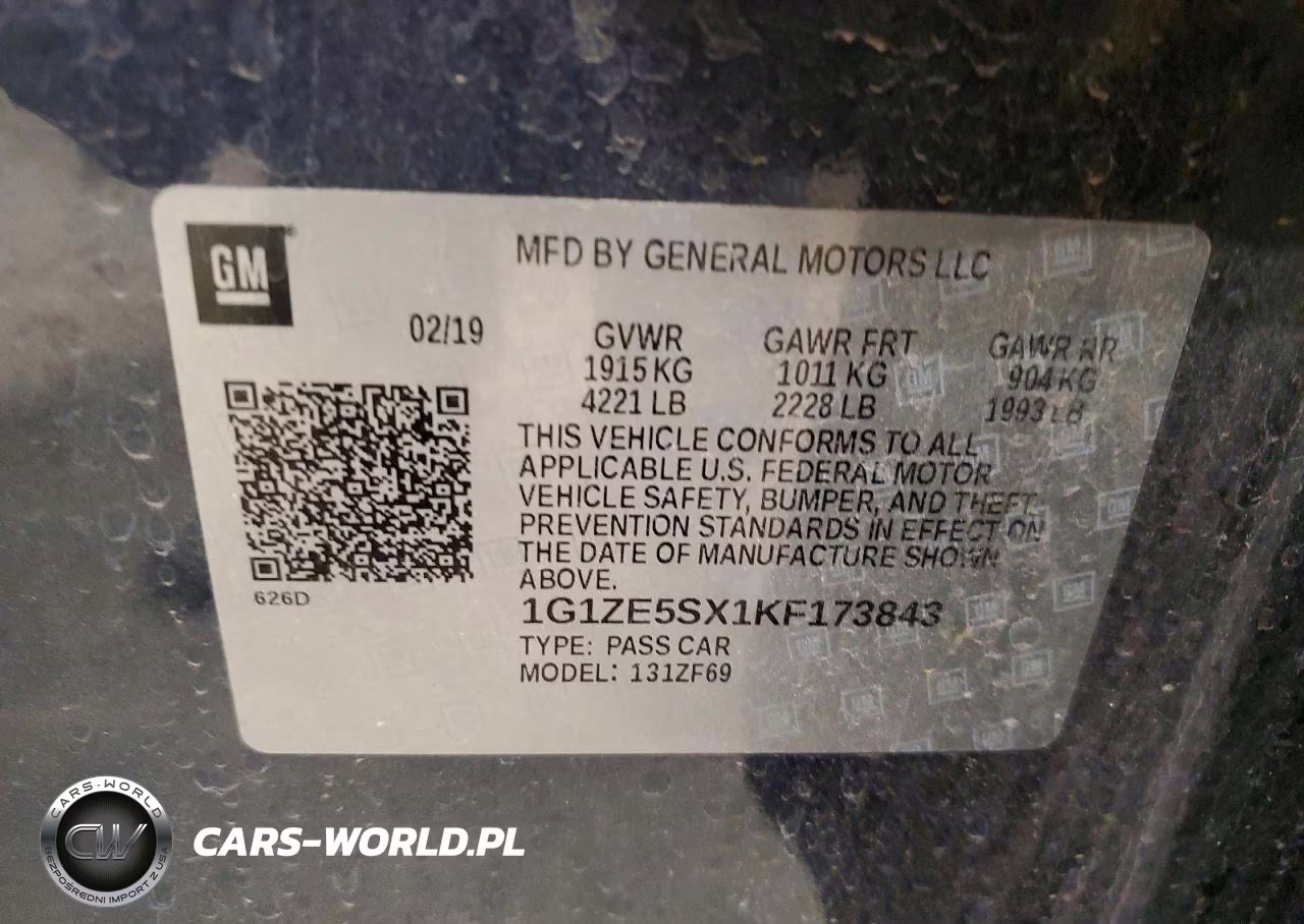 2019 Chevrolet Malibu Premier VIN:1G1ZE5SX1KF173843 - 13