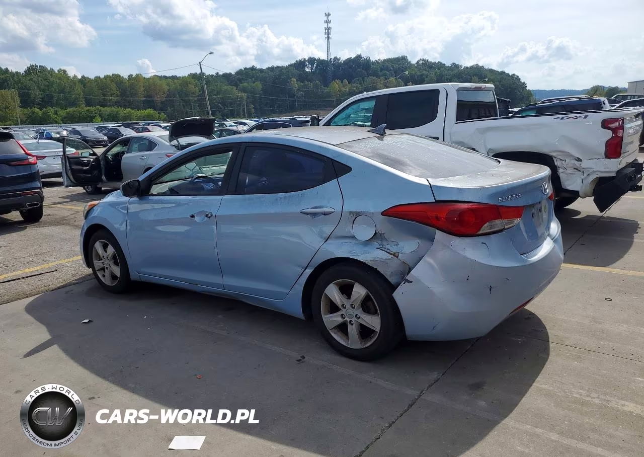2013 Hyundai Elantra Gls VIN:KMHDH4AE0DU766669 - 2