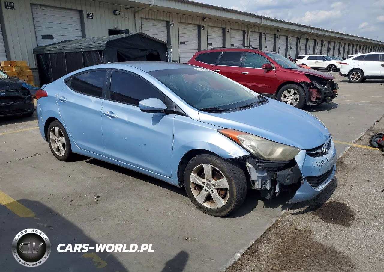 2013 Hyundai Elantra Gls VIN:KMHDH4AE0DU766669 - 4