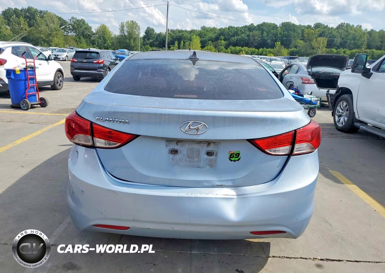 2013 Hyundai Elantra Gls VIN:KMHDH4AE0DU766669 - 6