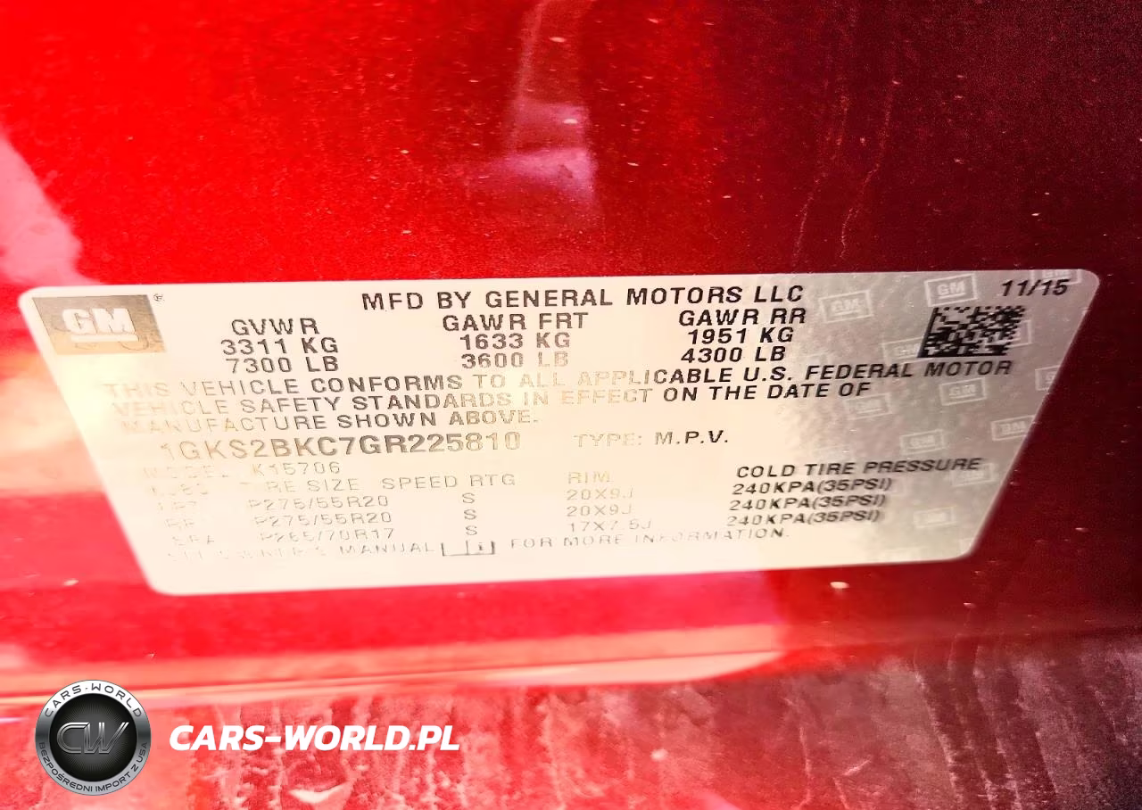 2016 GMC Yukon Slt VIN:1GKS2BKC7GR225810 - 13