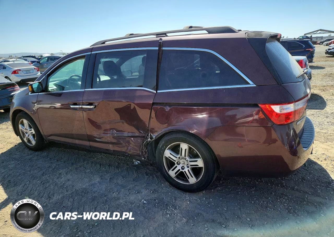 2012 Honda Odyssey Touring VIN:5FNRL5H96CB132426 - 2