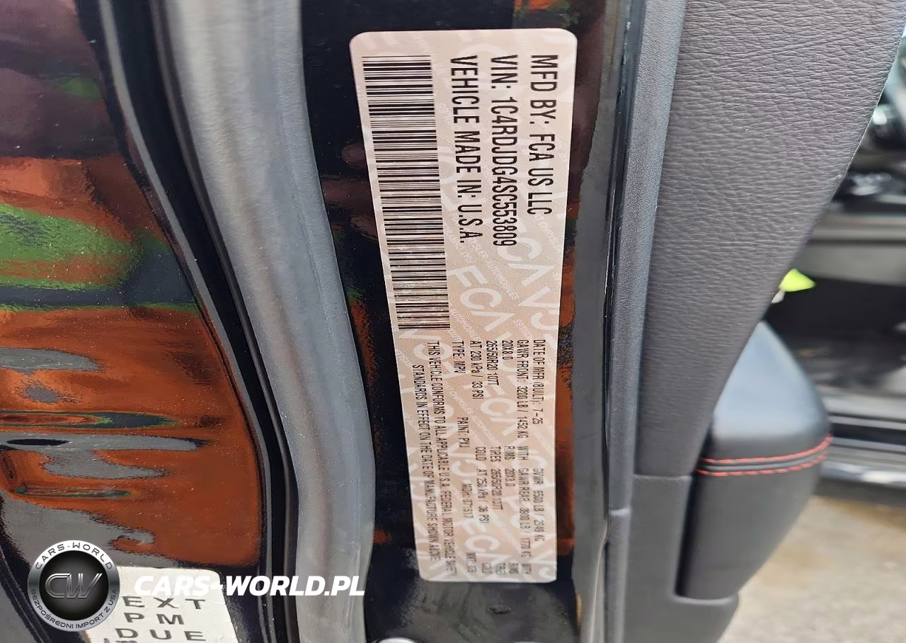 2025 Dodge Durango Gt VIN:1C4RDJDG4SC553809 - 13