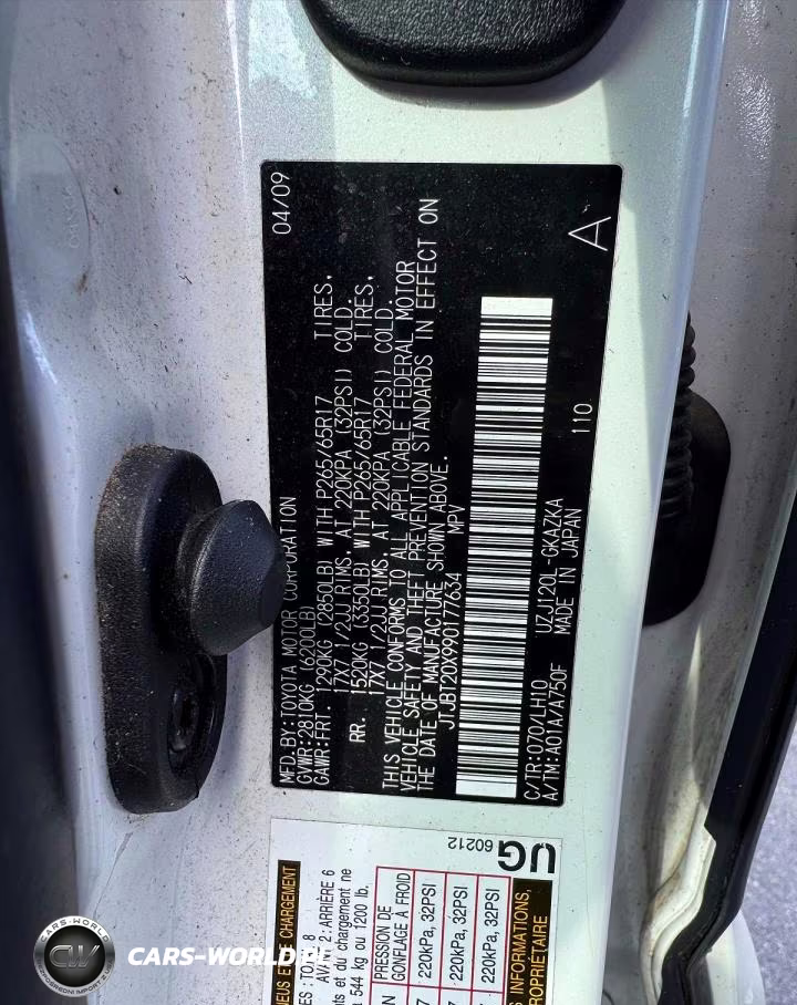 2009 Lexus Gx 470 VIN:JTJBT20X990177634 - 14