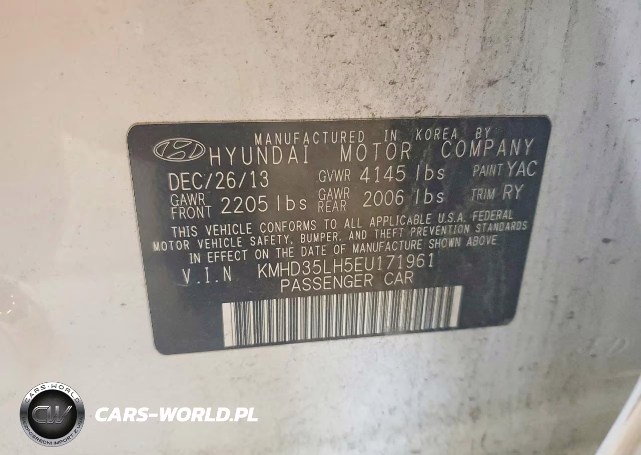 2014 Hyundai Elantra Gt Base VIN:KMHD35LH5EU171961 - 12