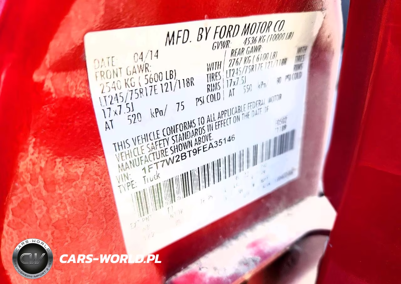 2015 Ford F250 Super Duty VIN:1FT7W2BT9FEA35146 - 13