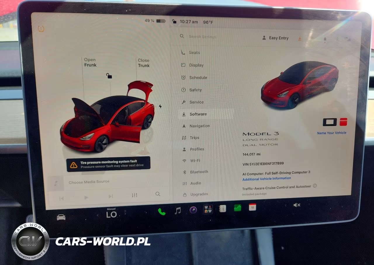 2022 Tesla Model 3 VIN:5YJ3E1EB6NF317899 - 9