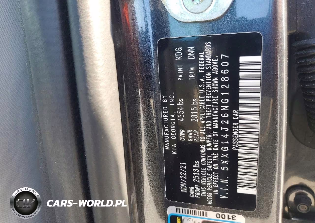 2022 Kia K5 Lxs VIN:5XXG14J26NG128607 - 12
