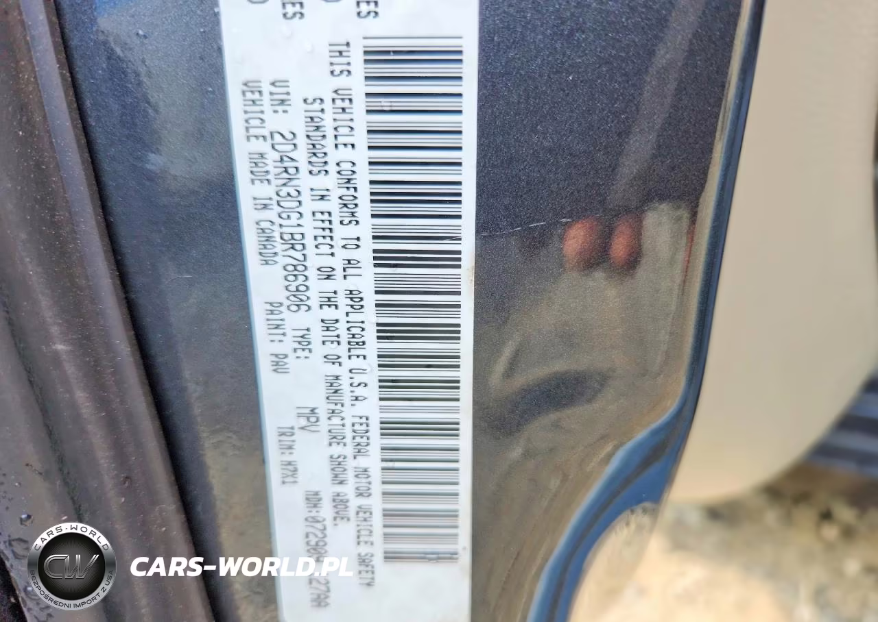 2011 Dodge Grand Caravan Mainstreet VIN:2D4RN3DG1BR786906 - 13