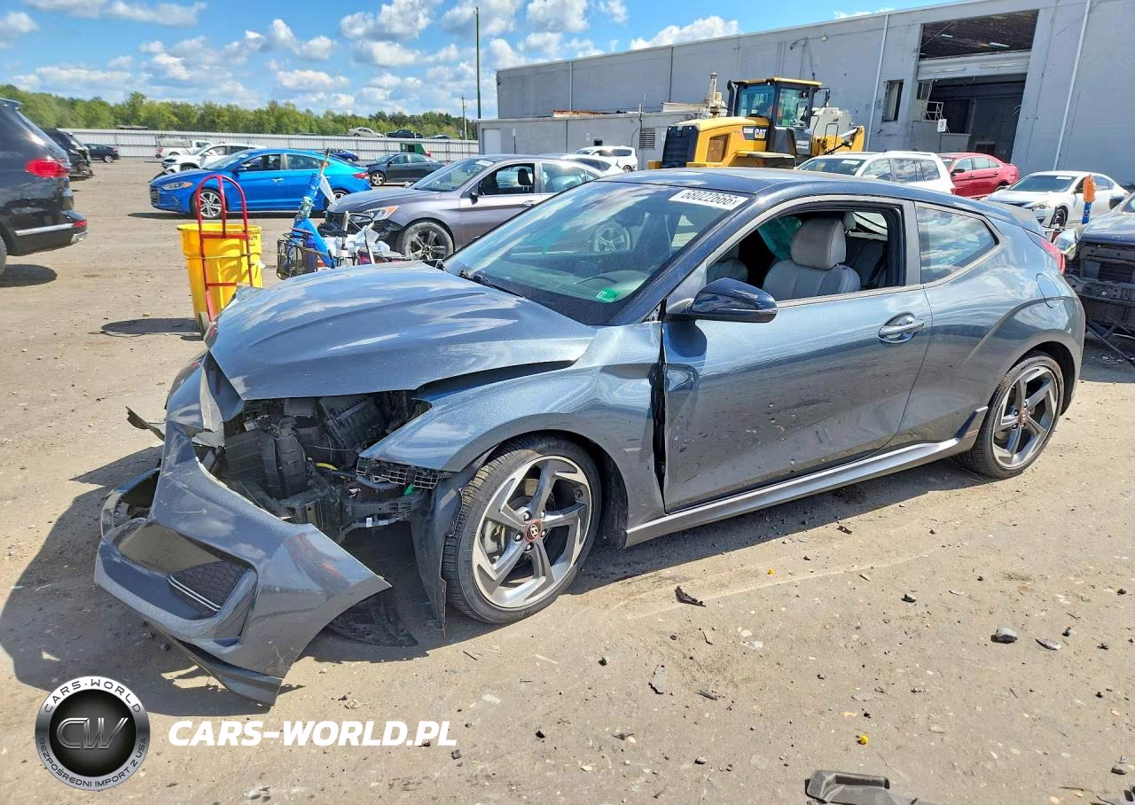 2019 Hyundai Veloster Turbo Ultimate VIN:KMHTH6AB5KU014931 - 1