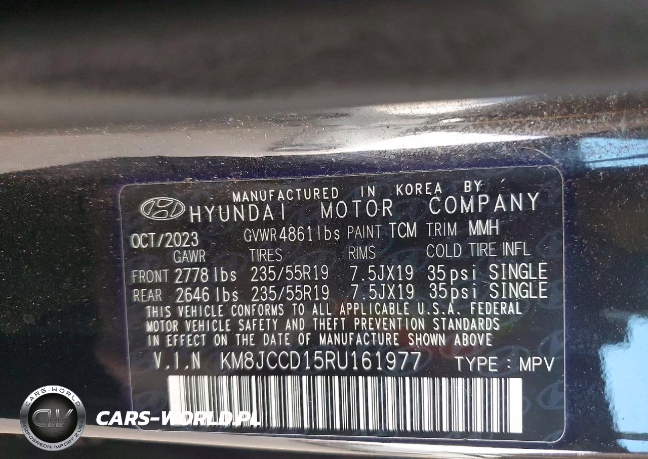 2024 Hyundai Tucson Sel Convenience VIN:KM8JCCD15RU161977 - 13