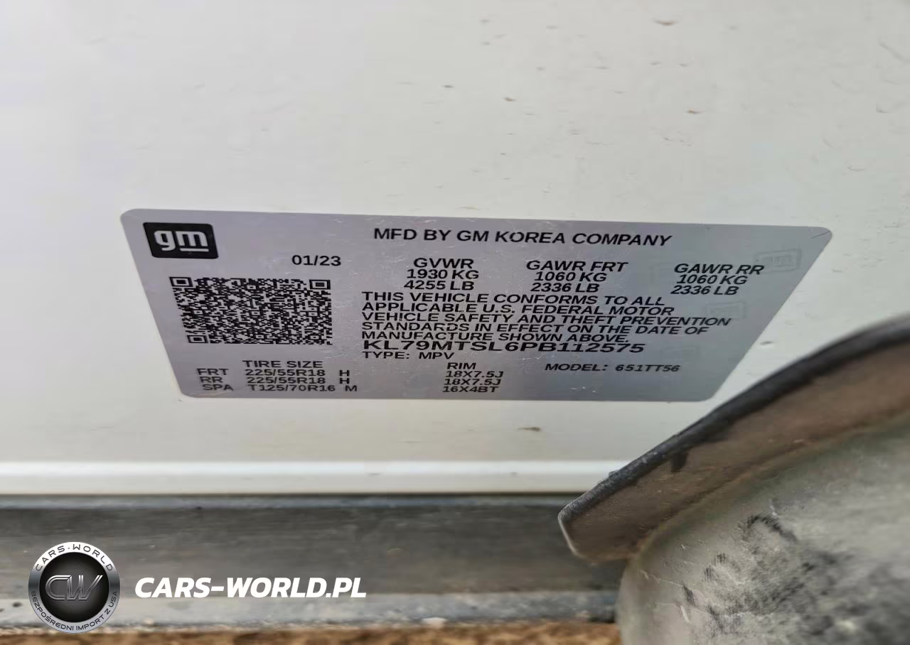 2023 Chevrolet Trailblazer Rs VIN:KL79MTSL6PB112575 - 12