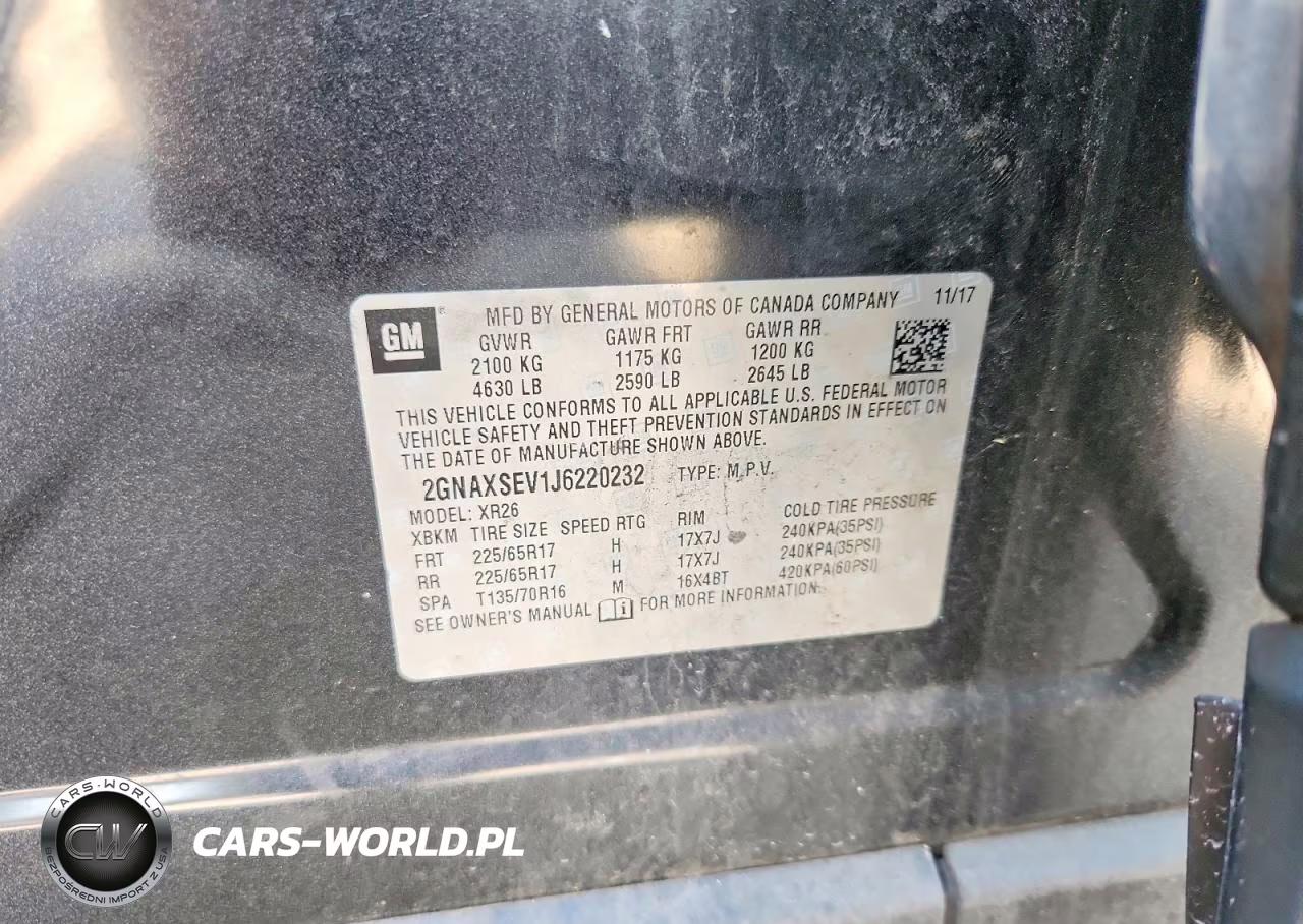 2018 Chevrolet Equinox Lt VIN:2GNAXSEV1J6220232 - 13