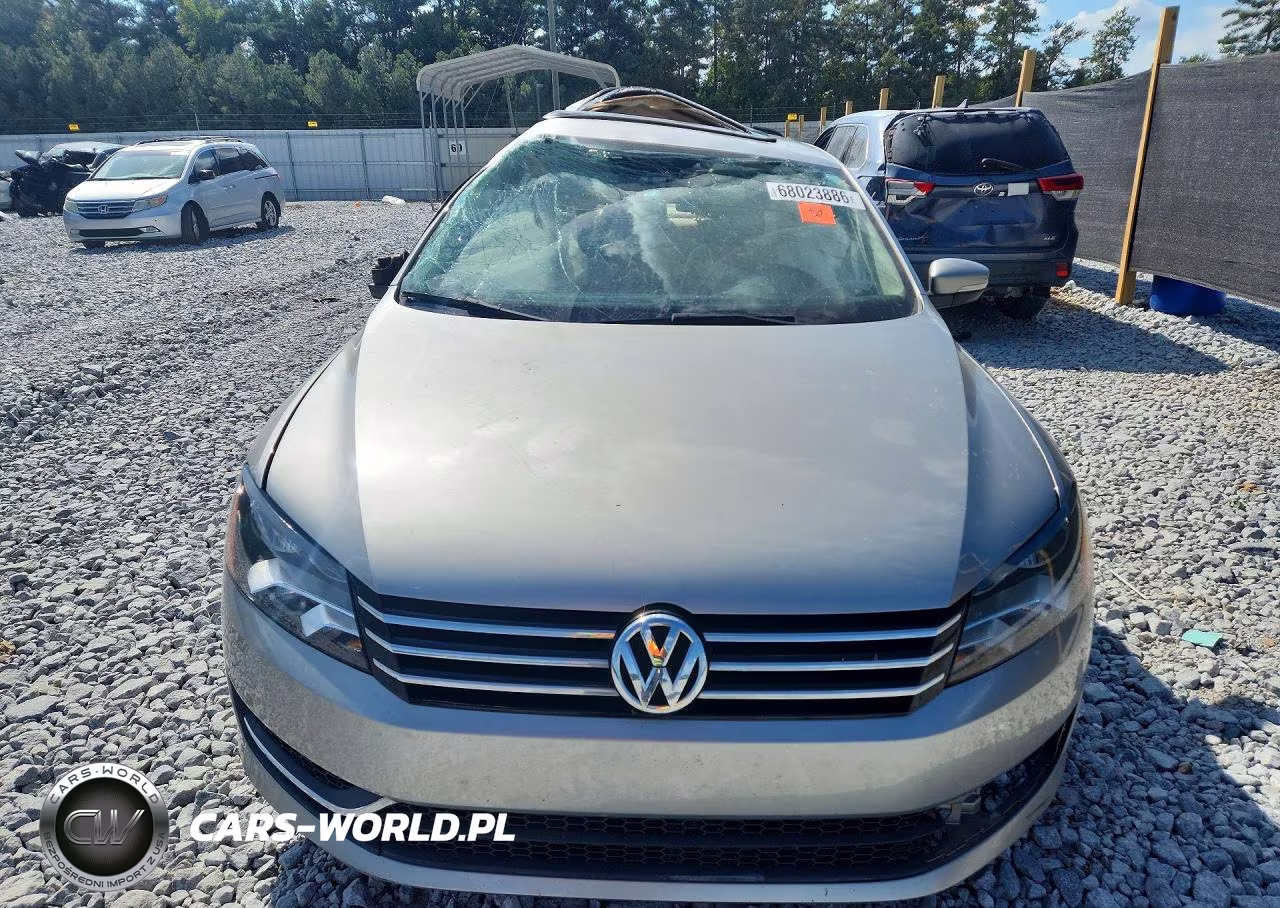 2013 Volkswagen Passat Se VIN:1VWBP7A39DC141138 - 5