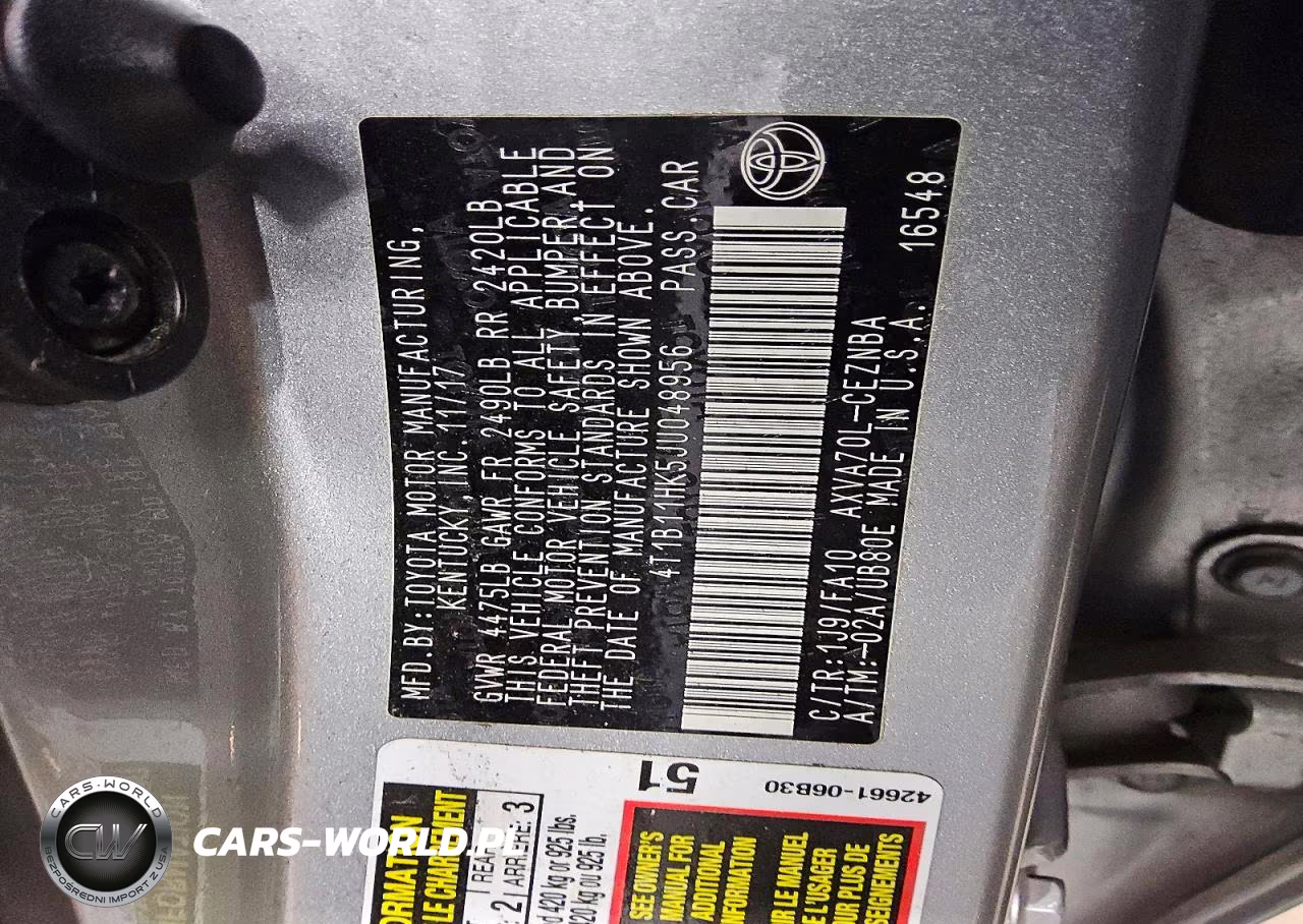 2018 Toyota Camry Le VIN:4T1B11HK5JU048956 - 12