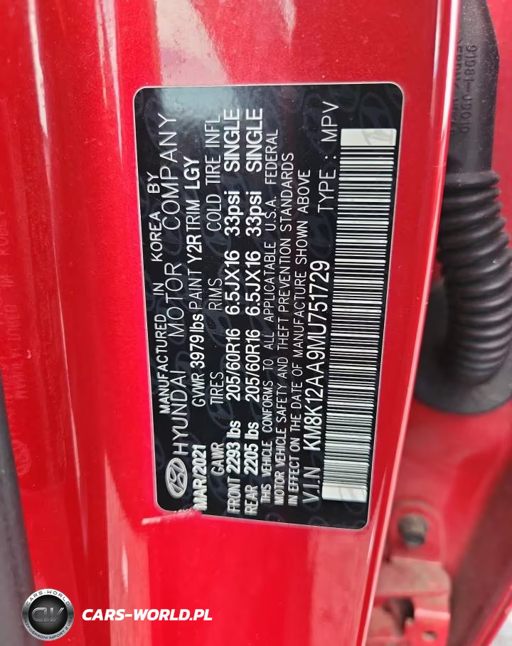 2021 Hyundai Kona Se VIN:KM8K12AA9MU751729 - 13
