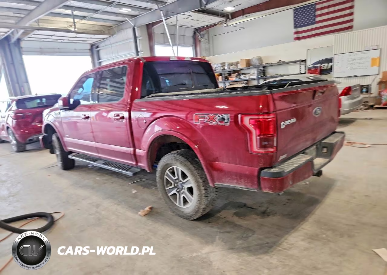 2015 Ford F150 Supercrew VIN:1FTEW1EG0FKD41895 - 2
