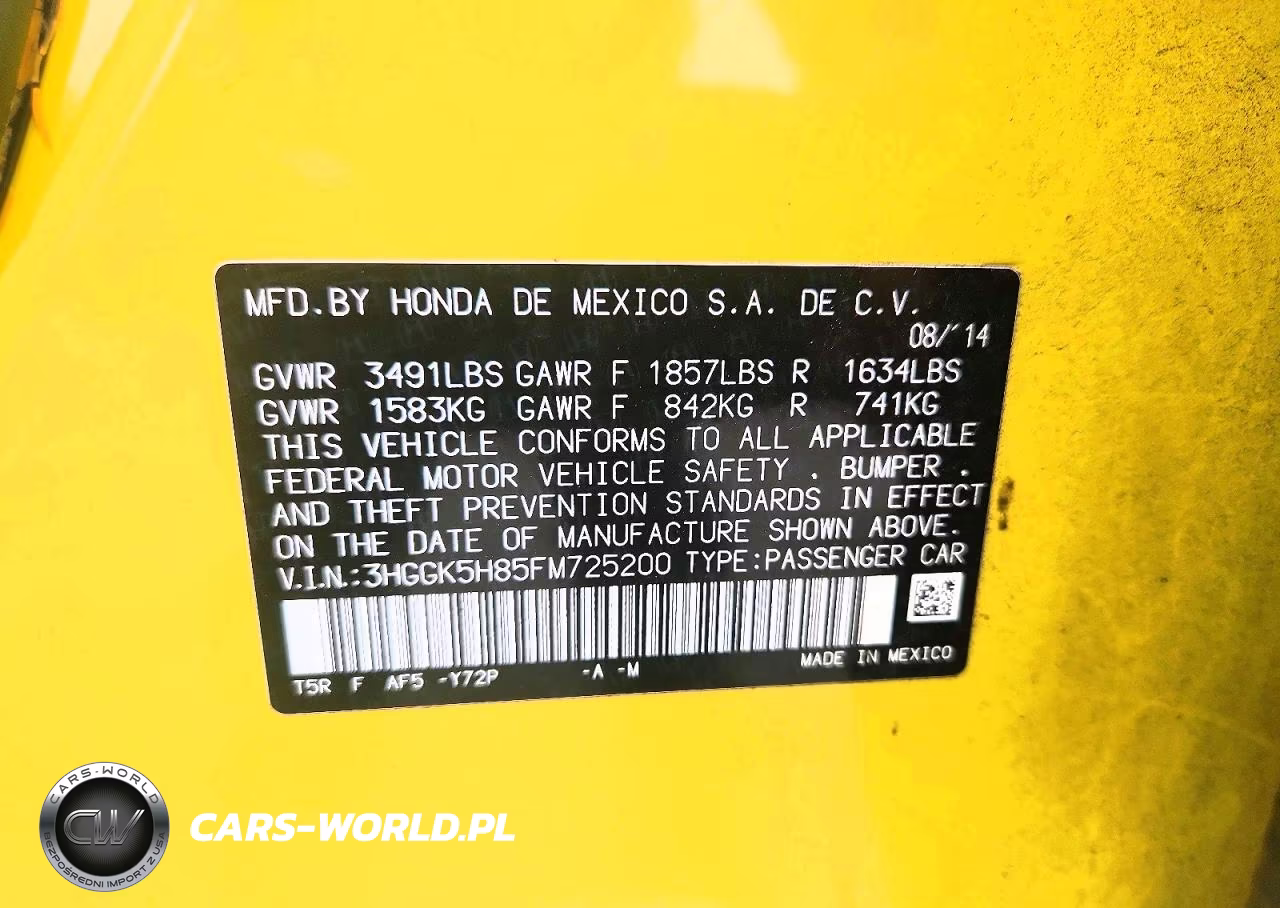 2015 Honda Fit Ex VIN:3HGGK5H85FM725200 - 12
