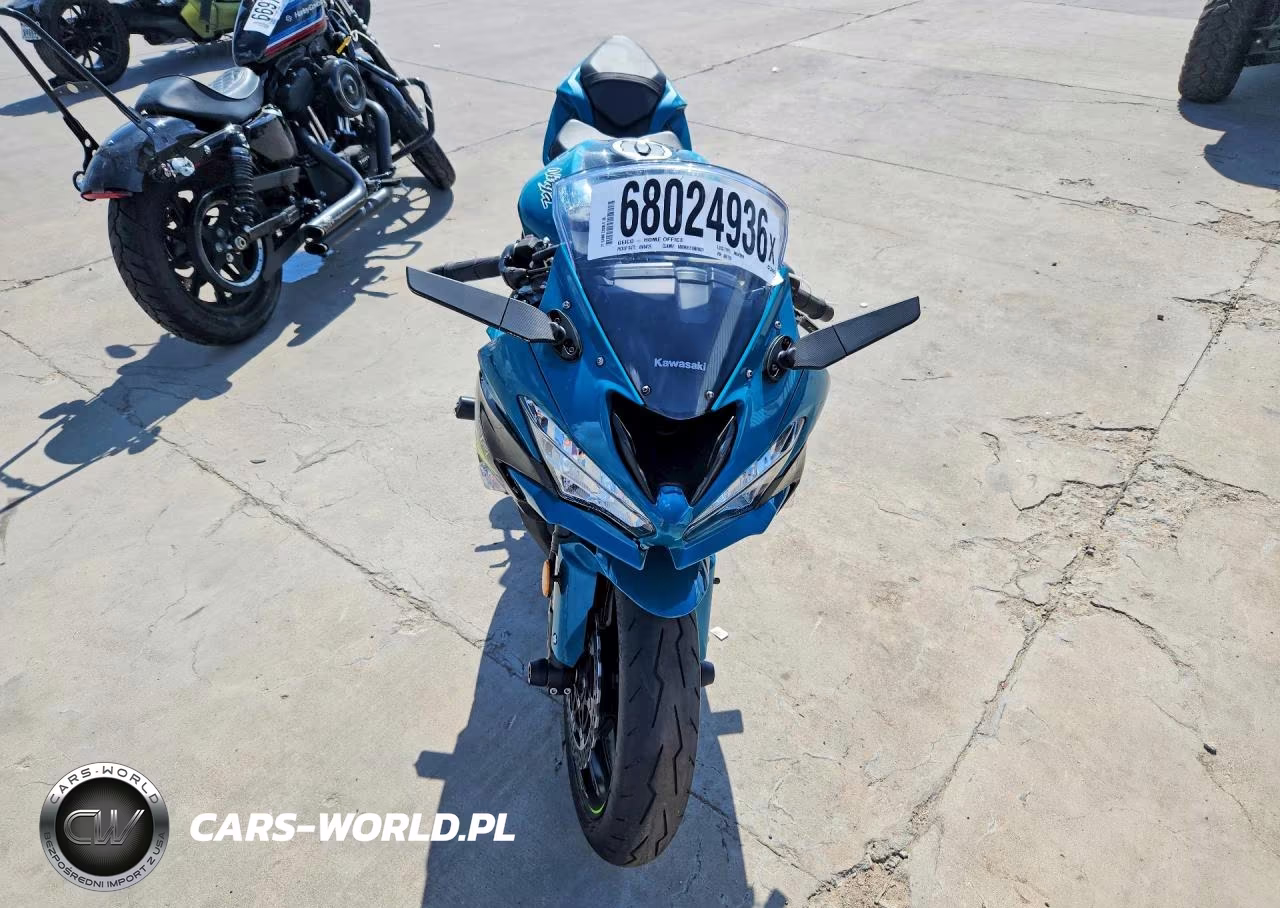 2021 Kawasaki Zx636 K VIN:JKBZXJH10MA009728 - 2