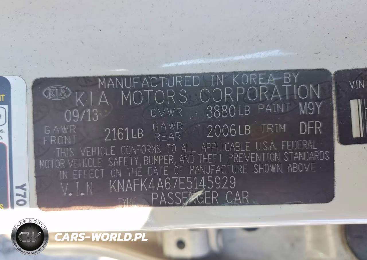 2014 Kia Forte Lx VIN:KNAFK4A67E5145929 - 12