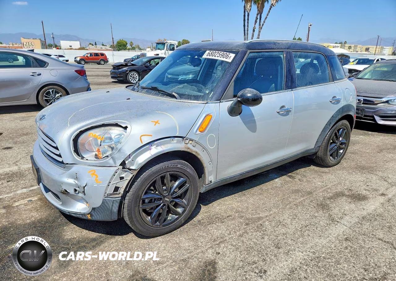 2012 Mini Cooper Countryman VIN:WMWZB3C59CWM03726 - 1