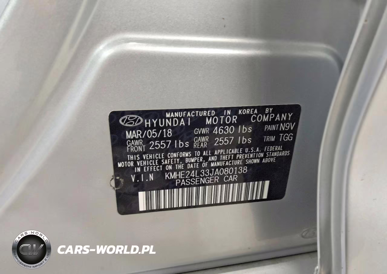 2018 Hyundai Sonata Hybrid Se VIN:KMHE24L33JA080138 - 12