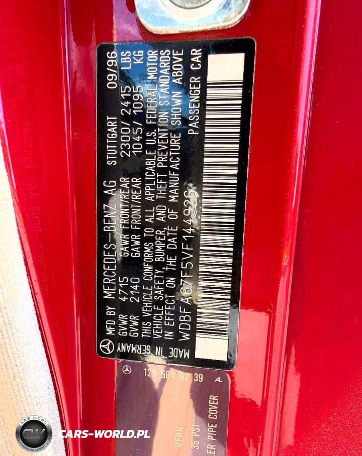 1997 Mercedes-Benz Sl 500 VIN:WDBFA67F5VF144926 - 10