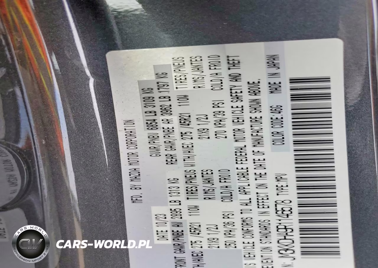 2024 Mazda Cx-90 Premium VIN:JM3KKDHA9R1146578 - 13