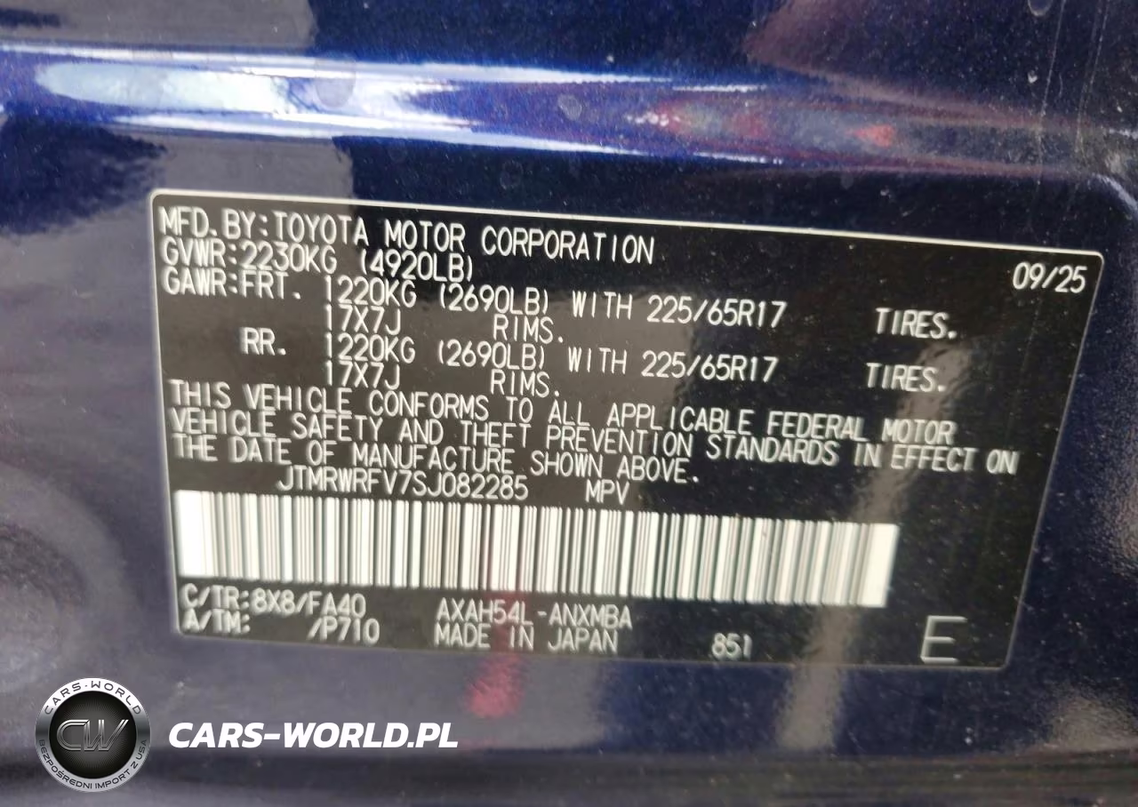2025 Toyota Rav4 Hybrid Xle VIN:JTMRWRFV7SJ082285 - 14