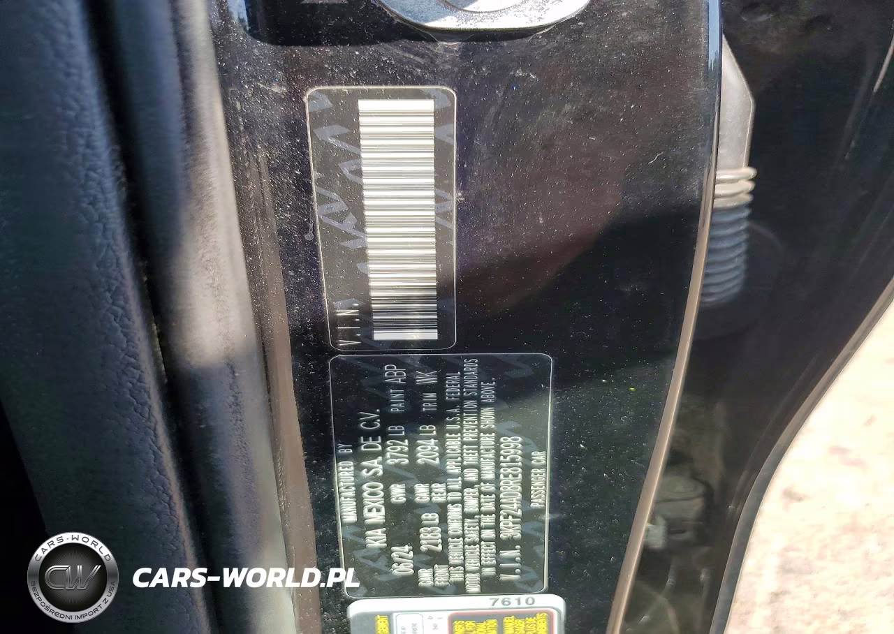 2024 Kia Forte Lxs VIN:3KPF24AD8RE815998 - 12