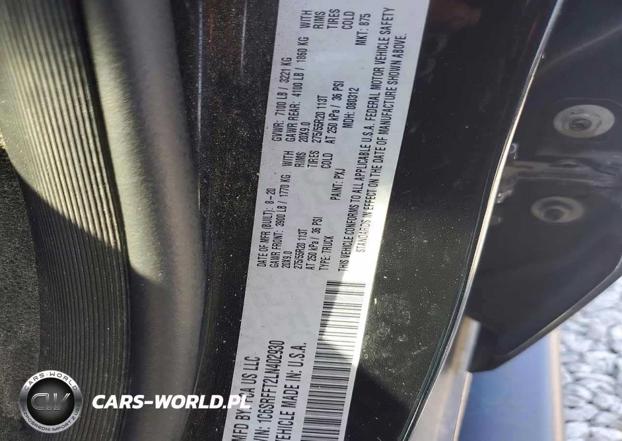 2020 Ram 1500 Big Horn-Lone Star VIN:1C6SRFFT2LN402930 - 12