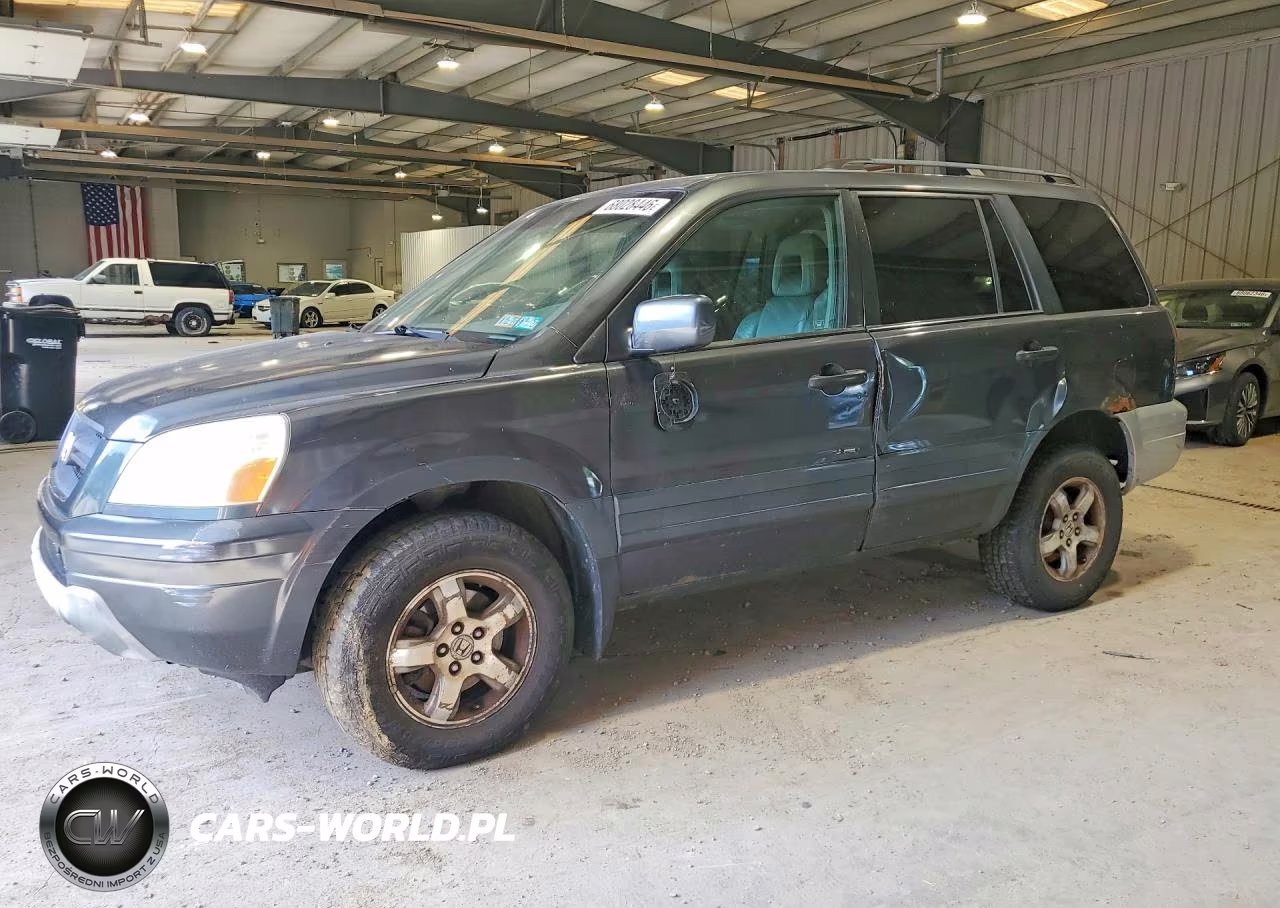 2004 Honda Pilot Exl VIN:2HKYF18574H565622 - 1