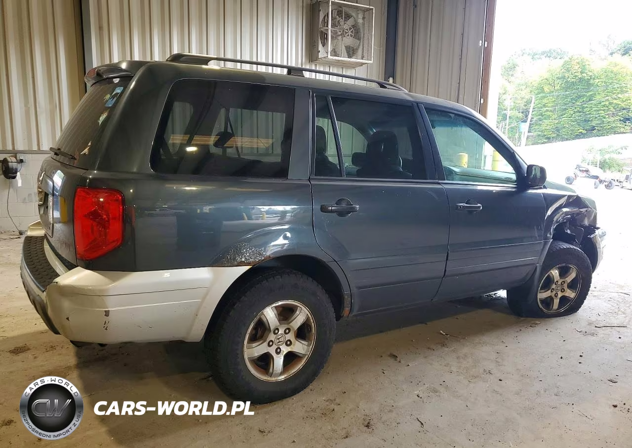 2004 Honda Pilot Exl VIN:2HKYF18574H565622 - 3
