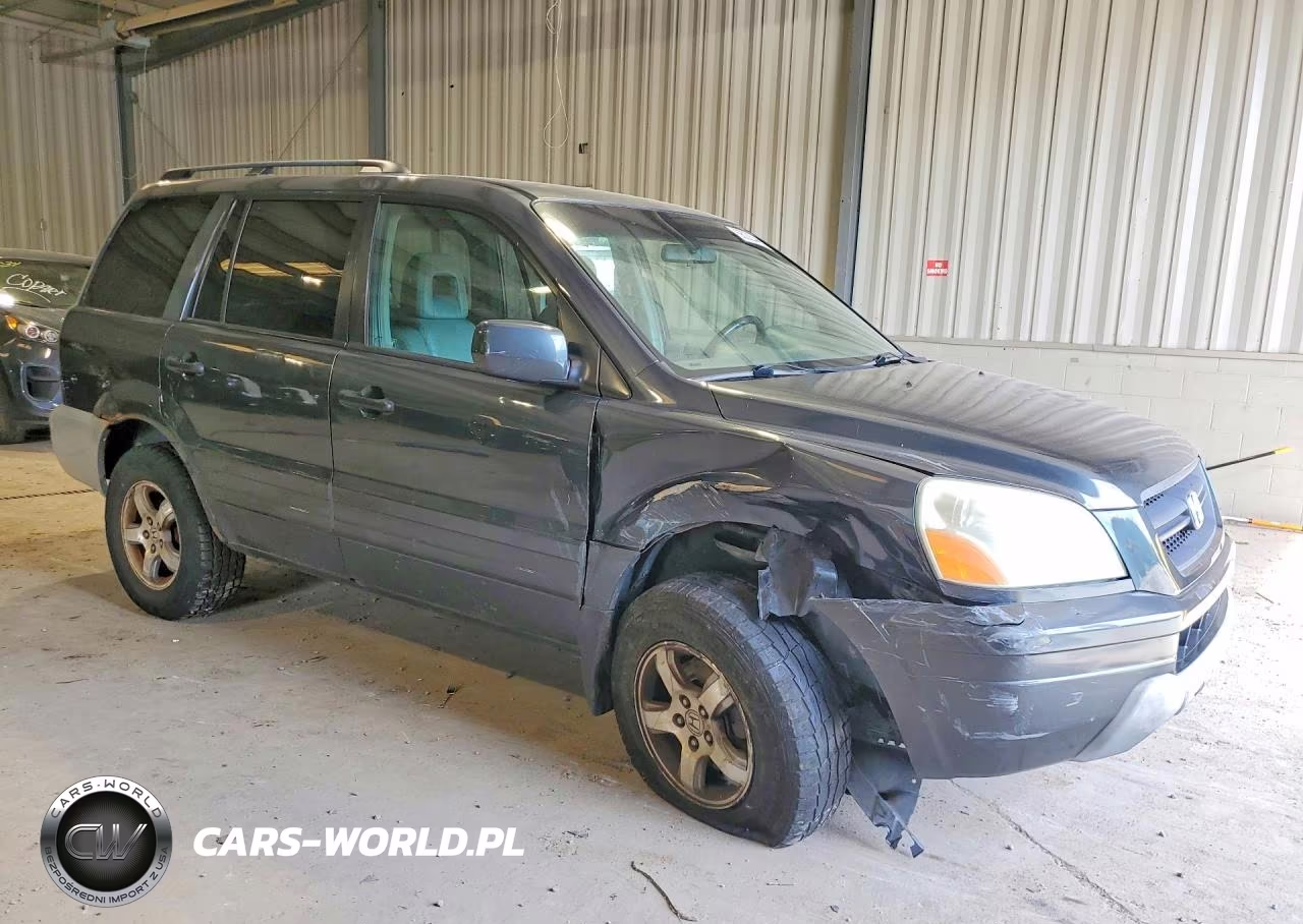 2004 Honda Pilot Exl VIN:2HKYF18574H565622 - 4