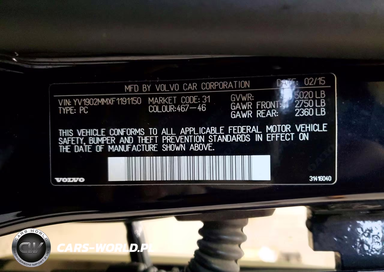 2015 Volvo S80 Platinum VIN:YV1902MMXF1191150 - 12