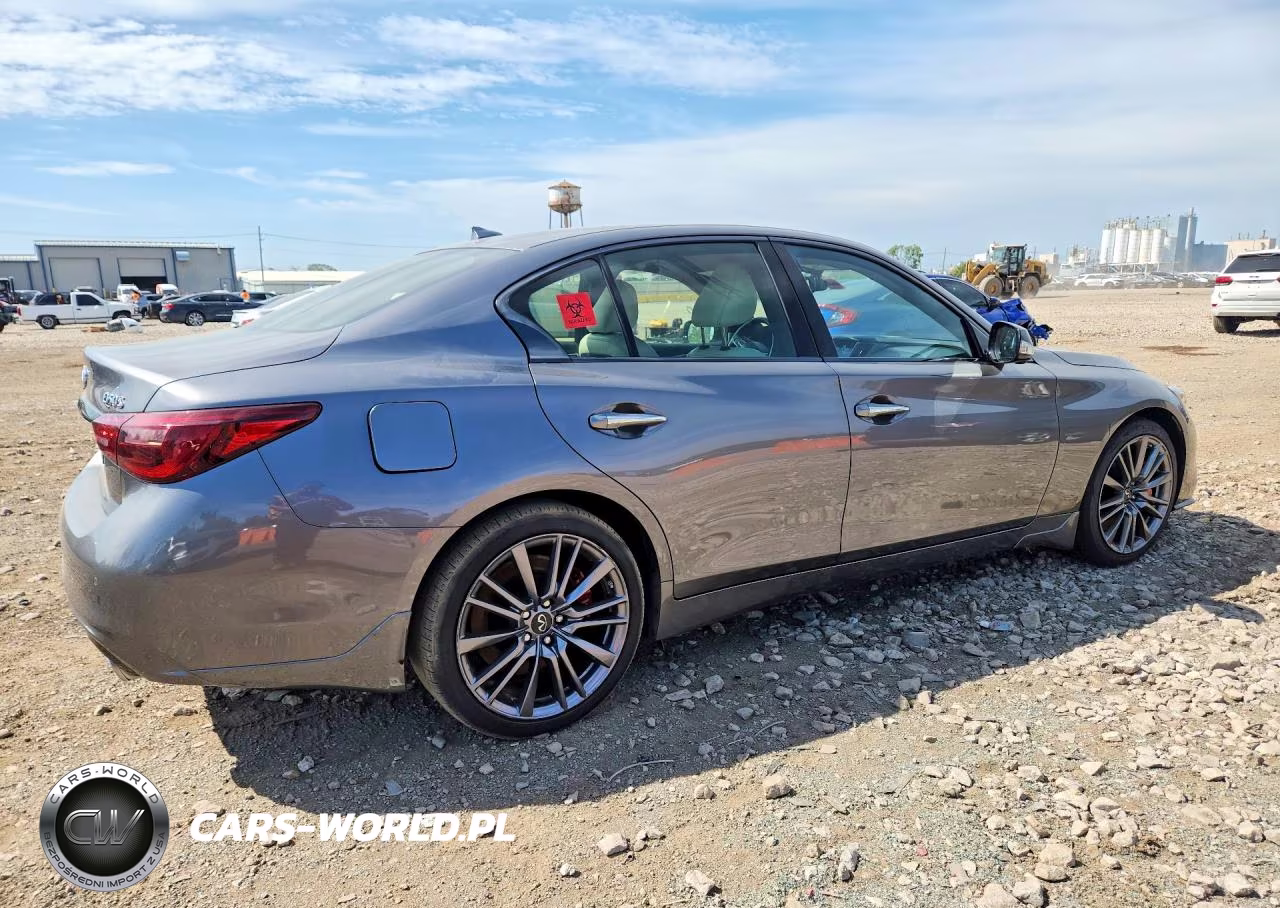 2023 Infiniti Q50 Red Sport 400 VIN:JN1FV7DR9PM590735 - 3