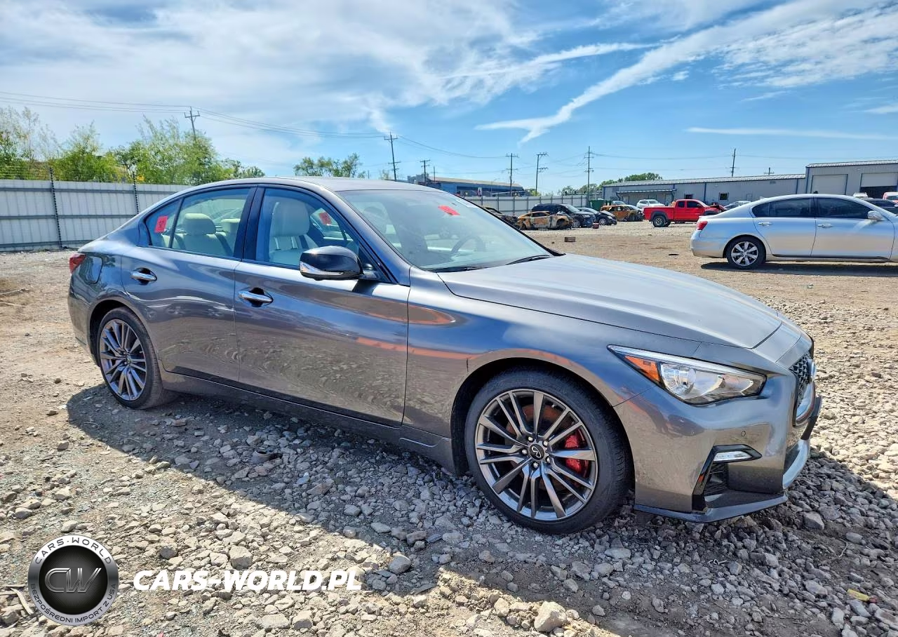 2023 Infiniti Q50 Red Sport 400 VIN:JN1FV7DR9PM590735 - 4