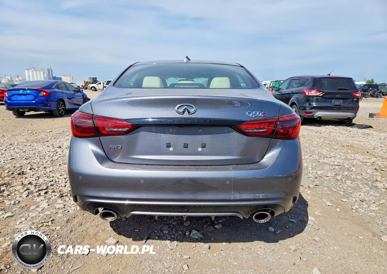2023 Infiniti Q50 Red Sport 400 VIN:JN1FV7DR9PM590735 - 6
