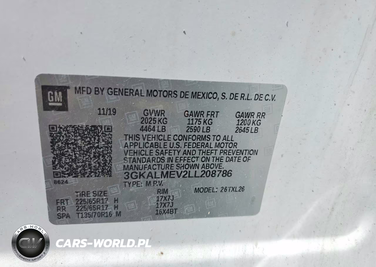 2020 GMC Terrain Sle VIN:3GKALMEV2LL208786 - 14