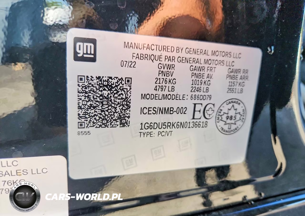2022 Cadillac Ct5 Sport VIN:1G6DU5RK6N0136618 - 12
