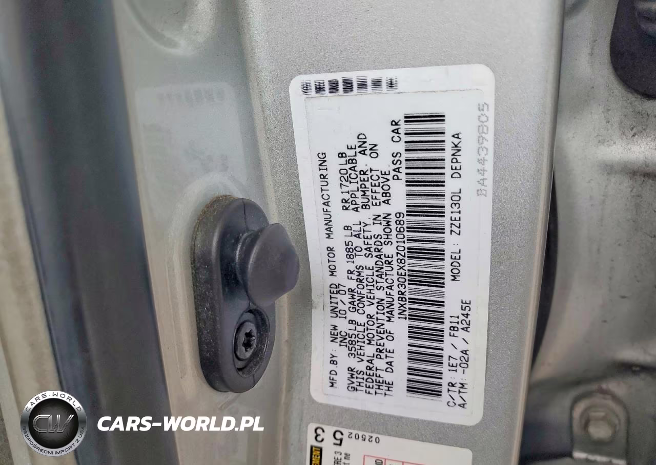 2008 Toyota Corolla Le VIN:1NXBR30EX8Z010689 - 12